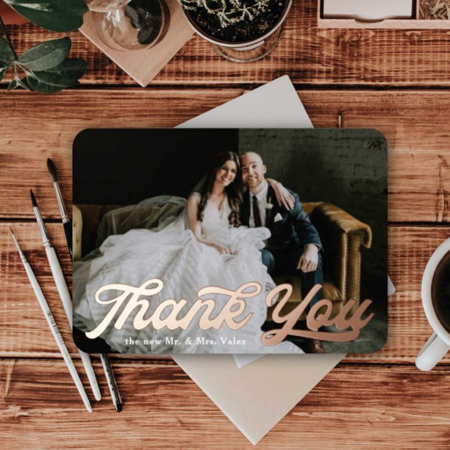 Thank You Wedding Photo Real Foil Headline Foil In (Creator Uploaded)