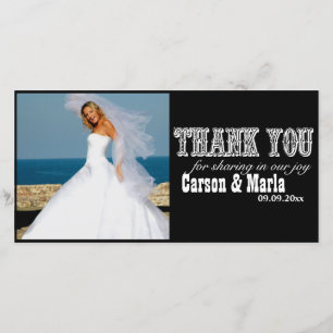 "Thank You" Western Style (Special Occasion) Thank You Card