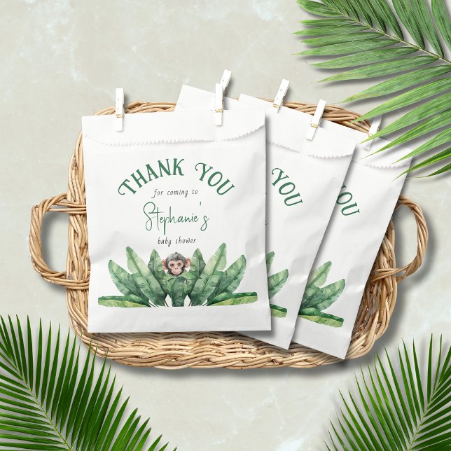 Thank You Wild One Safari Animals Baby Shower  Favour Bag (Creator Uploaded)