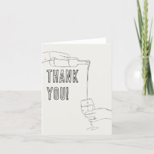 thank you wine card