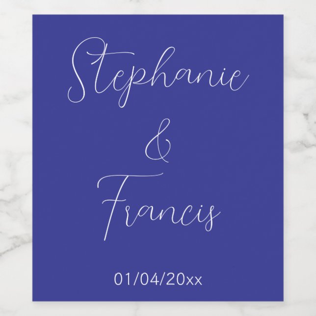 Thank you winelabel favours wine label (Single Label)