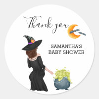 Thank you Witch Baby Shower Halloween 