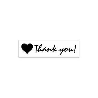 Thank you with Heart Self-inking Stamp