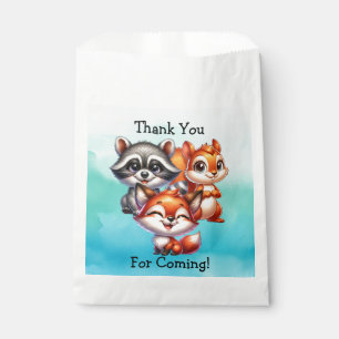 Thank You   Woodland Creatures Baby Shower Favour Bag
