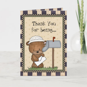 Thank You World's Greatest Mailman card