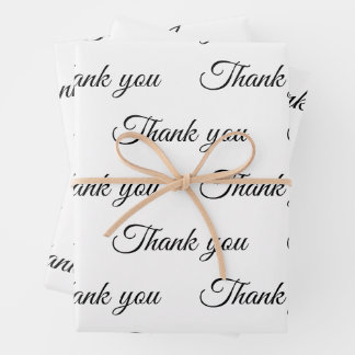 Thank you Wrapping paper