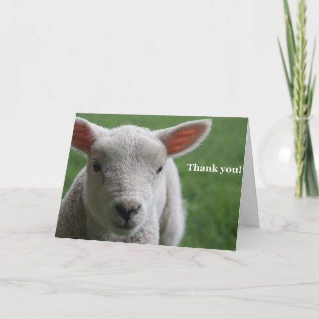 Thank you! you card (Front)