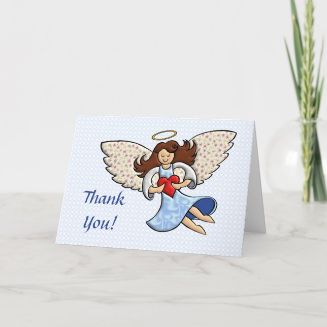 Thank You!  You're An Angel! You Card (Front)