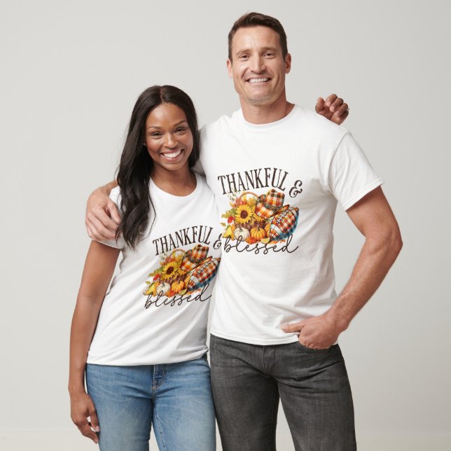 Thankful And Blessed - Fall T-Shirt (Unisex)