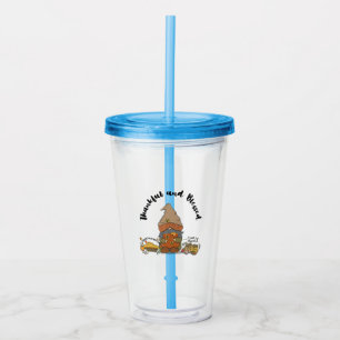 "Thankful and Blessed" Gnome with Honey and Pie Acrylic Tumbler