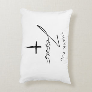 Thankful Blessed Gratitude Pillow Christian Spirit
