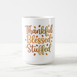 Thankful Blessed Stuffed Coffee Mug