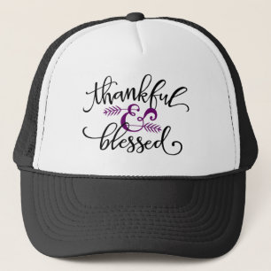 Thankful & Blessed Trucker Hat