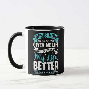 Thankful Bonus Mom Stepmother Stepmom For Mug