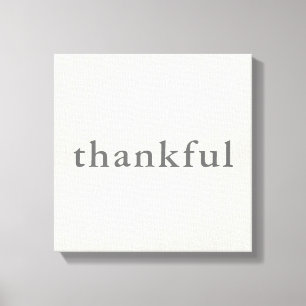 Thankful Canvas Print