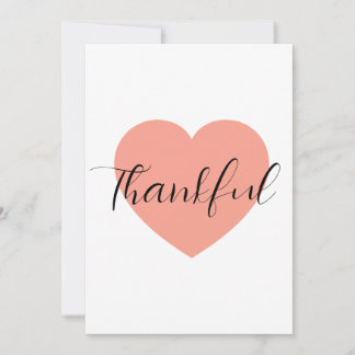 Thankful card