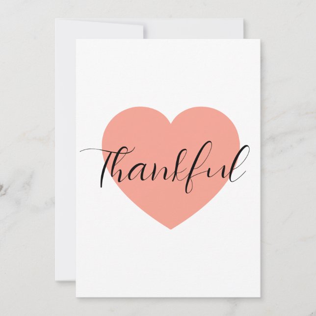 Thankful  card (Front)