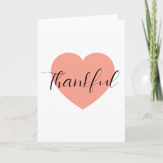 Thankful card