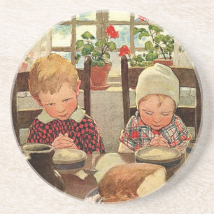 Thankful Children by Jessie Willcox Smith Coaster