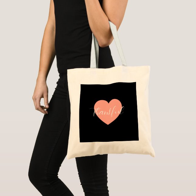 Thankful - Collection Automne Doux Tote Bag (Front (Product))