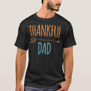 Thankful Dad Funny Arrow Thanksgiving Holiday T-Shirt