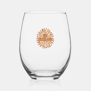 Thankful Emergency Nurse Thanksgiving ER Nurse Stemless Wine Glass