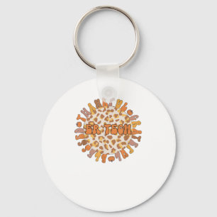 Thankful ER Tech Thanksgiving Emergency Room Tech Key Ring