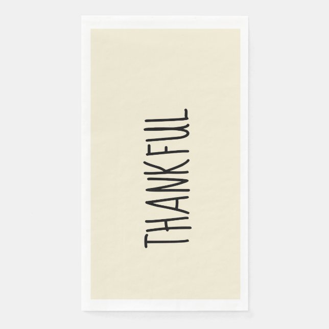 THANKFUL Folded Napkin (Front)