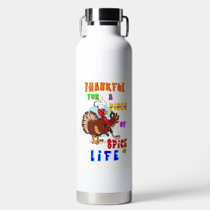Thankful For A Pinch Of Spice In Life Water Bottle