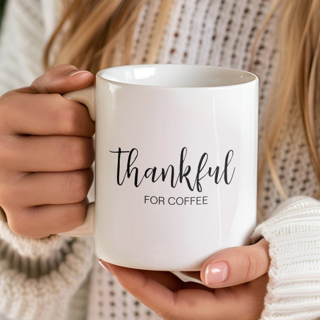 Thankful for coffee  mug (Creator Uploaded)