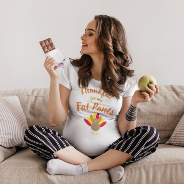 Thankful For My Fat Pants T-Shirt (Creator Uploaded)