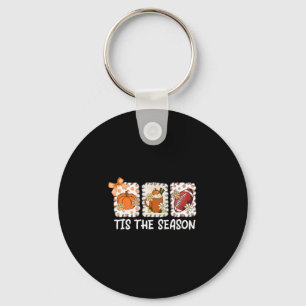 Thankful For My Tribe Family Matching Thanksgiving Key Ring