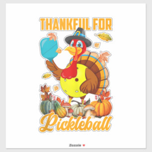 Thankful For Pickleball Turkey Fall Vibes Happy Th