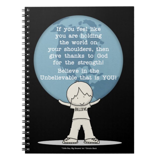 Thankful for Strength Notebook (Front)