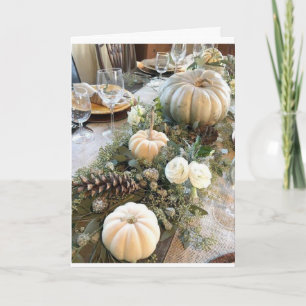 THANKFUL FOR "YOU" AT THANKSGIVING (AND ALL YEAR) HOLIDAY CARD