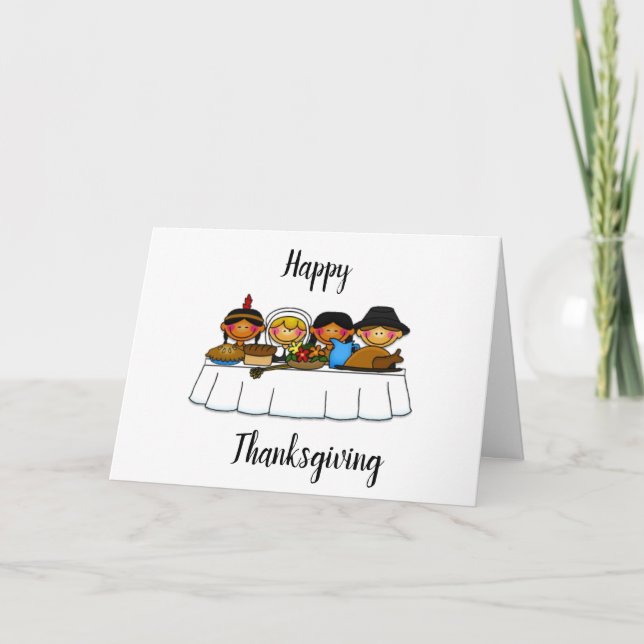 THANKFUL FOR *YOU* AT THANKSGIVING CARD (Front)