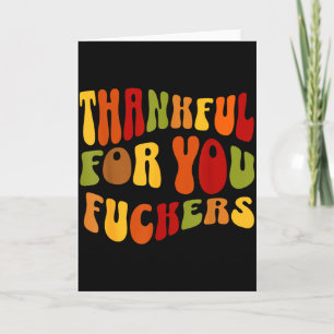 Thankful For You Forers Thanksgiving Happy Turkey Card