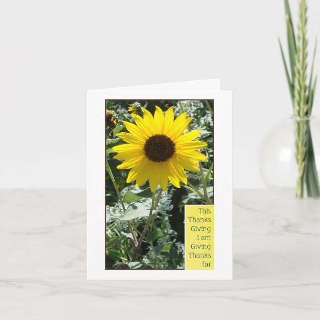 Thankful for You Holiday Card (Front)