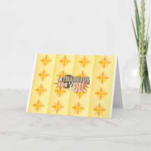 Thankful for you thank you card