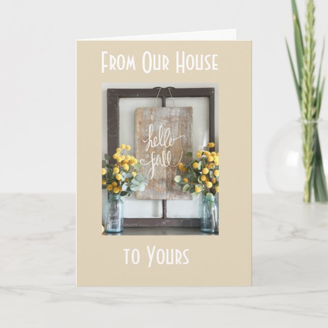 ***THANKFUL FOR YOU**** TIME OF YEAR TO SAY SO HOLIDAY CARD (Front)