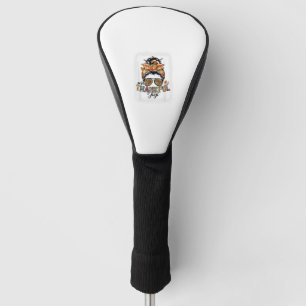 Thankful Gigi For Women Fall Thanksgiving Messy Bu Golf Head Cover