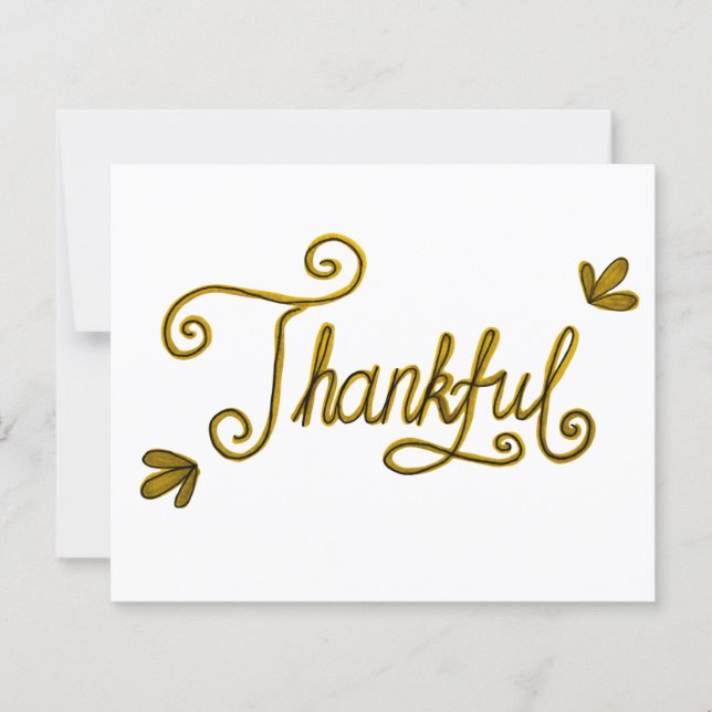 Thankful gold lettering (Front)