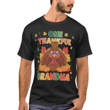 Thankful Grandma Thanksgiving Fall Shirt 
