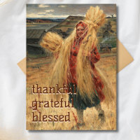 Thankful Grateful Blessed After the Hay Harvest