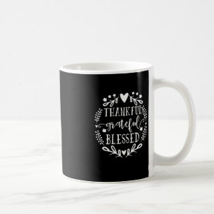 Thankful Grateful Blessed Comfy Fall Coffee Mug