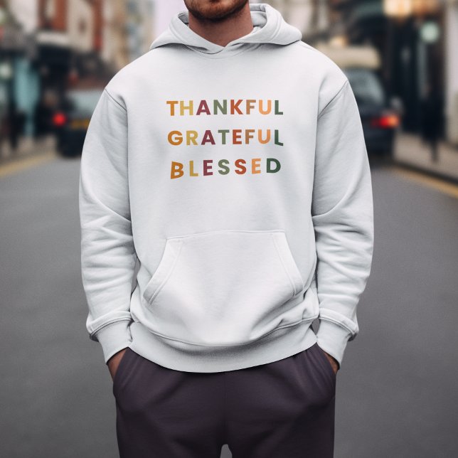 Thankful Grateful Blessed – Fall Hoodie (Creator Uploaded)