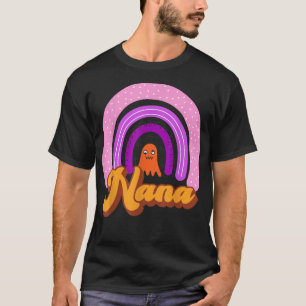 Thankful Grateful Blessed Nana Fall Autumn Hallowe T-Shirt
