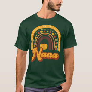 Thankful Grateful Blessed Nana Fall Autumn Hallowe T-Shirt