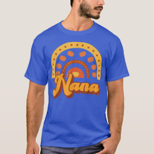 Thankful Grateful Blessed Nana Fall Autumn Thanksg T-Shirt