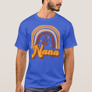 Thankful Grateful Blessed Nana Fall Autumn Thanksg T-Shirt